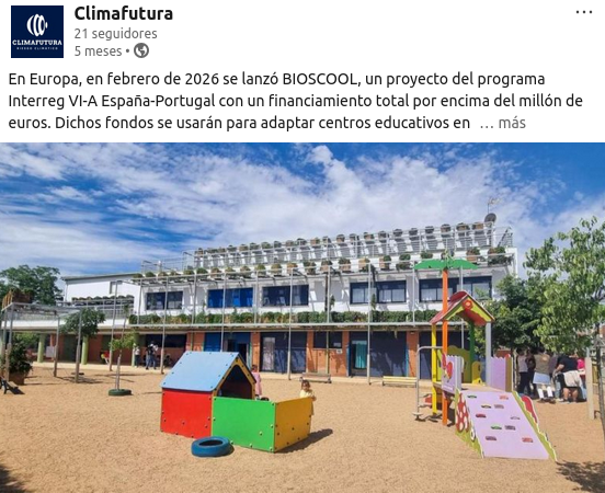 Captura de la publicación de LinkedIn