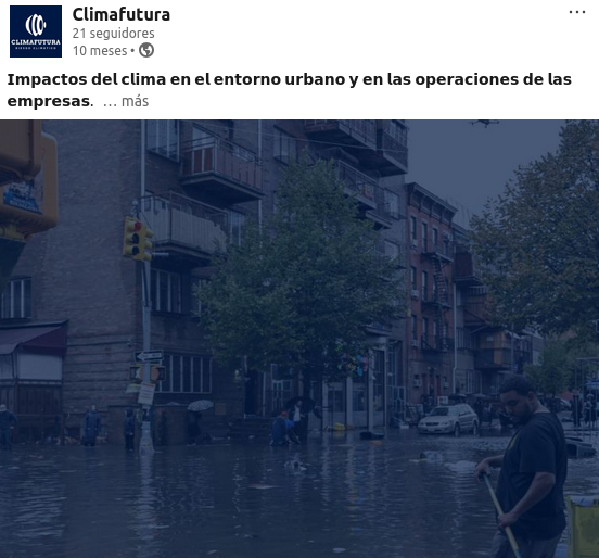 Captura de la publicación de LinkedIn